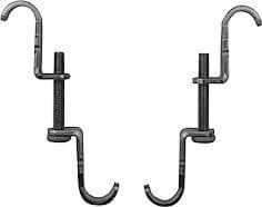 DURAVIT Upevnění pro polosloup 005505 #0055050000 - Barva 00, Materiál: Ocel, Povrchová úprava: Pozinkovaný 48 mm