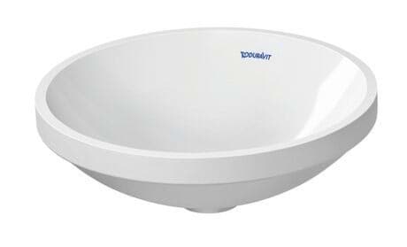DURAVIT Vestavné umyvadlo 031937 Design by Prof. Frank Huster #0319370000 - • Barva 00, Provedení umyvadla: Vestavné zdola, Bílá Vysoký lesk Ø 400 mm