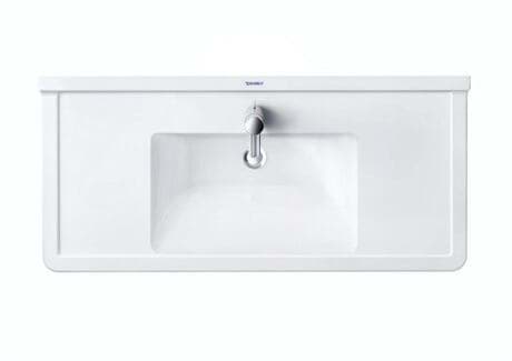 DURAVIT Umyvadlo 030410 Design by Philippe Starck #0304100030 - p Barva 00, Bílá Vysoký lesk, Počet míst pro mytí: 1 Uprostřed, Počet otvorů pro armaturu na jednom umyvadle: 1 Uprostřed, Přepad: Ano 1050 x 485 mm