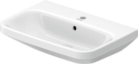 DURAVIT DuraStyle umyvadlo 650x440mm s přepadem #23196500001 - bílá/WonderGliss