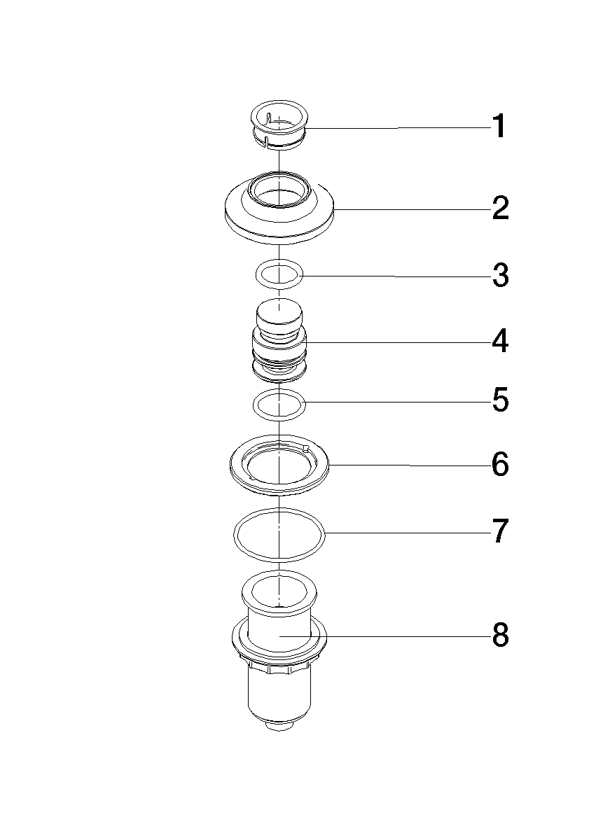 DORNBRACHT Ovládací knoflík VAIA AIR SWITCH - platina #10713809-08