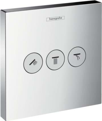 Obrázek HANSGROHE ShowerSelect Ventil pod omítku pro 3 spotřebiče chrom 15764000
