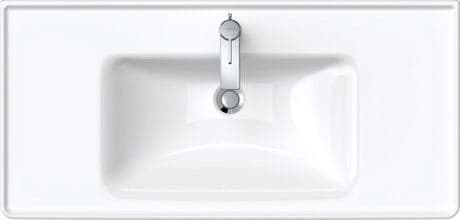 DURAVIT Umyvadlo 236710 Design by Bertrand Lejoly #2367100000 - p Barva 00, Bílá Vysoký lesk, Obdélníkový, Počet míst pro mytí: 1 Uprostřed, Počet otvorů pro armaturu na jednom umyvadle: 1 Uprostřed, Glazovaná zadní stěna: Ne 1005 x 480 mm