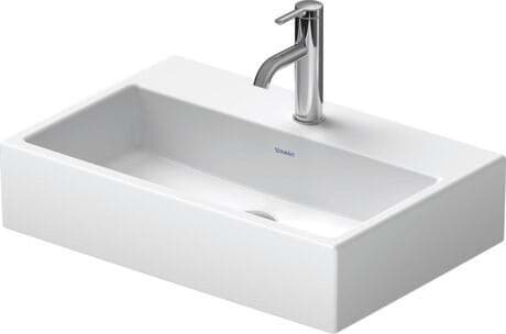 DURAVIT Umyvadlo 236860 Design by Duravit #23686000601 - Barva 00, Bílá Vysoký lesk, Počet otvorů pro armaturu na jednom umyvadle: 1 Uprostřed, Přepad: Ano, Vnitřní rozměry: 550x255 mm 600 x 400 mm
