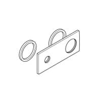 DURAVIT Rozetová umyvadlová baterie UP černá matná #41000586