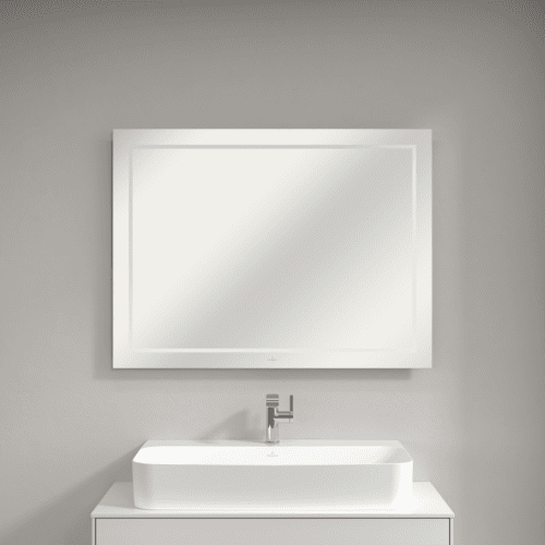 V&B Finion zrcadlo s LED osvětlení a s Bluetooth, 1000x750x45mm #G6101000, obrázek 4