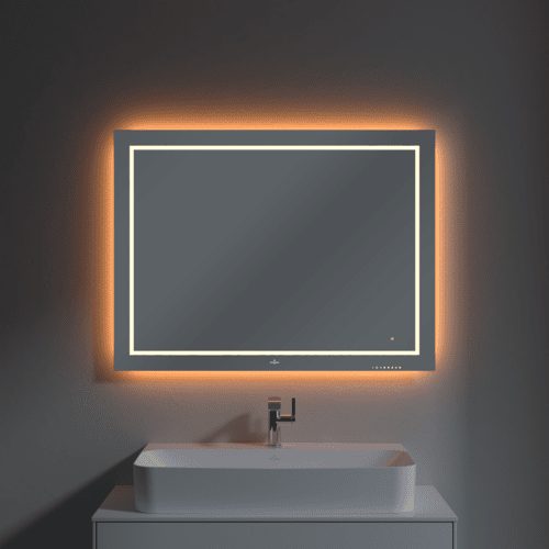 V&B Finion zrcadlo s LED osvětlení a s Bluetooth, 1000x750x45mm #G6101000, obrázek 8