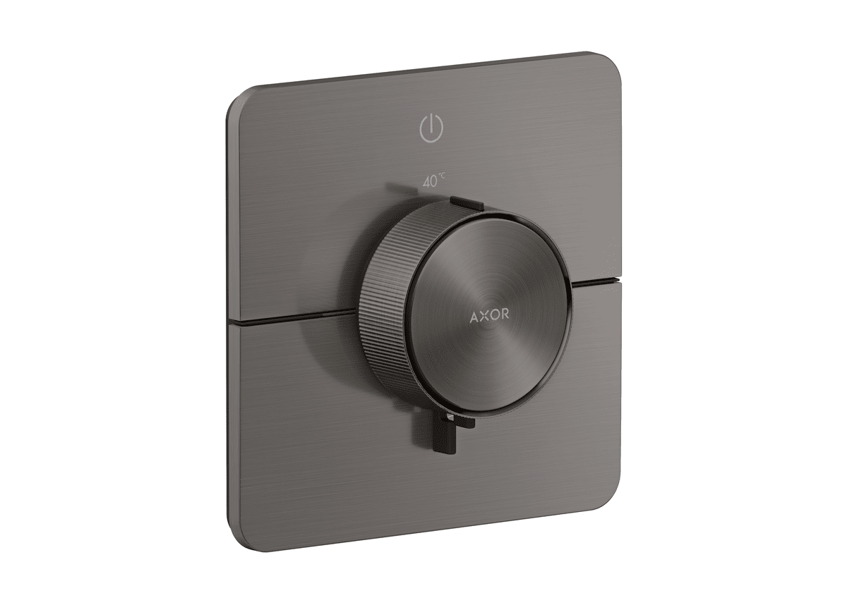 HANSGROHE AXOR ShowerSelect ID Termostat pod omítku, softsquare, pro 1 spotřebič #36758340 - kartáčovaný černý chrom