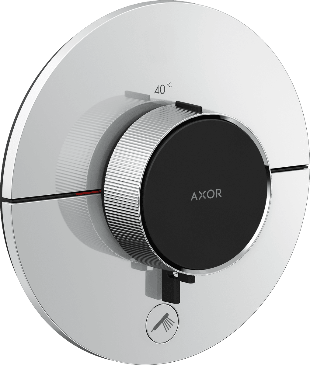 HANSGROHE AXOR ShowerSelect ID Termostat HighFlowpod omítku, kulatá verze, pro 1 spotřebič a další výtok #36776000 - chrom