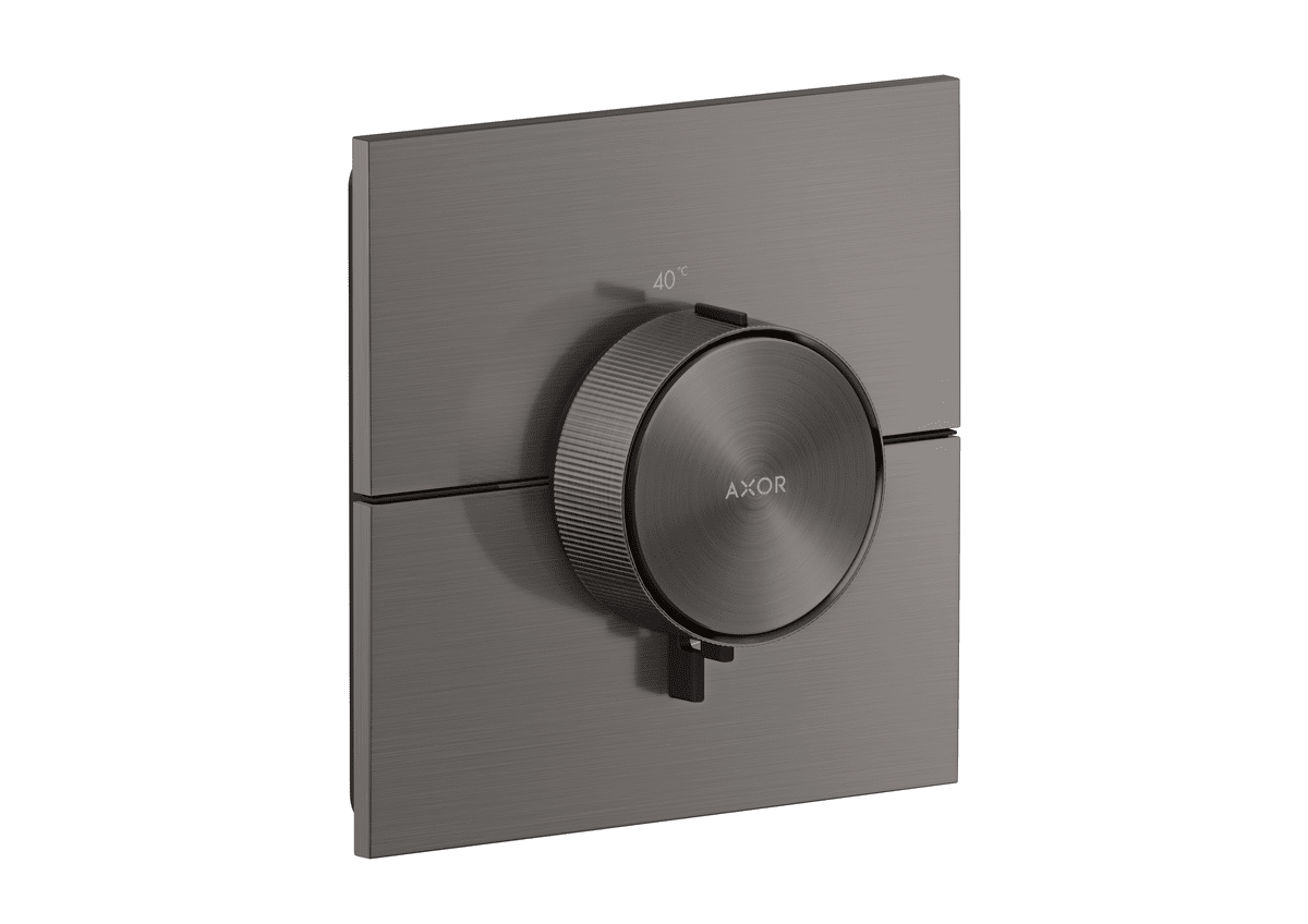 HANSGROHE AXOR ShowerSelect ID Termostat HighFlow pod omítku, hranatá verze #36774340 - kartáčovaný černý chrom