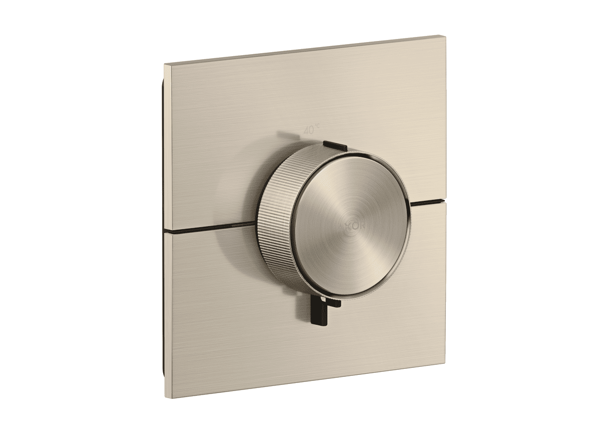 HANSGROHE AXOR ShowerSelect ID Termostat HighFlow pod omítku, hranatá verze #36774820 - kartáčovaný nikl