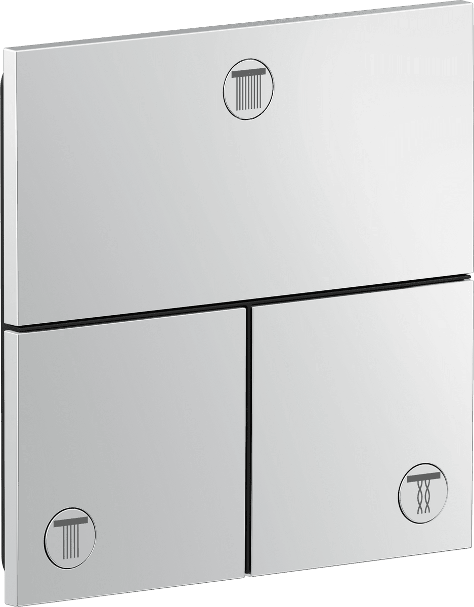 HANSGROHE AXOR ShowerSelect ID Ventil pod omítku,hranatá verze, pro 3 spotřebiče #36780000 - chrom