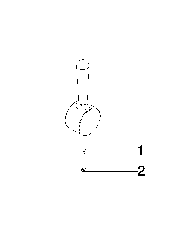 DORNBRACHT Páčka - broušená šampaňská (22kt zlato) #90208005000-46