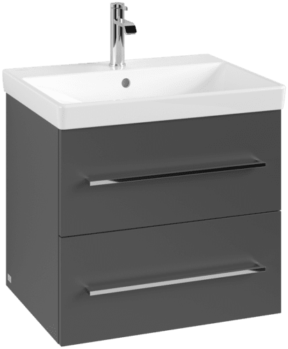 VILLEROY BOCH Avento toaletní skříňka, 2 výsuvy, 576 x 514 x 484 mm, grafitová barva #A88900VR