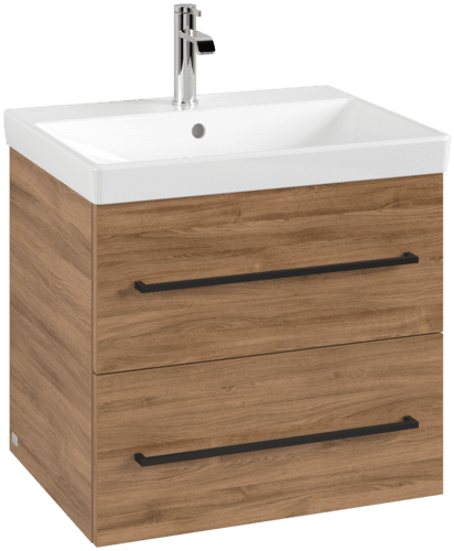 VILLEROY BOCH Avento toaletní skříňka, 2 výsuvy, 576 x 514 x 484 mm, dub Kansas #A88910RH