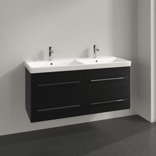 VILLEROY BOCH Avento toaletní skříňka, 4 výsuvy, 1180 x 514 x 484 mm, Volcano Black #A89300VL, obrázek 2