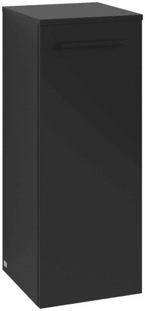 VILLEROY BOCH Boční skříňka Avento, 1 dveře, 347 x 888 x 405 mm, Volcano Black #A89511VL