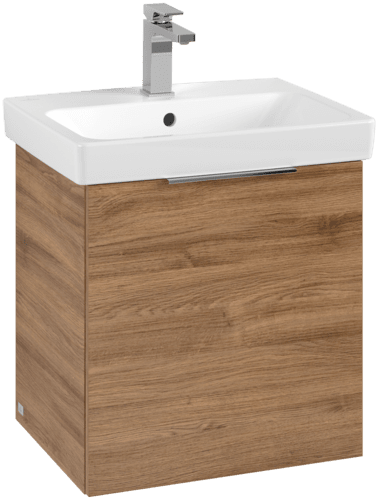 VILLEROY BOCH Toaletní skříňka Architectura, 1 dvířka, 500 x 520 x 415 mm, dub Kansas #B88600RH