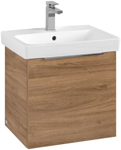 VILLEROY BOCH Toaletní skříňka Architectura, 1 zásuvka, 500 x 470 x 415 mm, dub Kansas #B88500RH