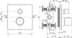 Obrázek IDEAL STANDARD Ceratherm C100 Skrytý vanový termostat #A6956AA - Chrom