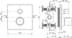 Obrázek IDEAL STANDARD Ceratherm C100 Skrytý vanový termostat #A6956AA - Chrom