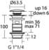 Obrázek IDEAL STANDARD Hřídelový ventil #E1482XG - hedvábně černá