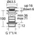 Obrázek IDEAL STANDARD Hřídelový ventil #E1482XG - hedvábně černá