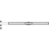 Obrázek GEBERIT Sprchový kanálek CleanLine20: L=30-90cm, nerezová ocel s povlakem / černá, nerezová ocel kartáčovaná 154.450.00.1
