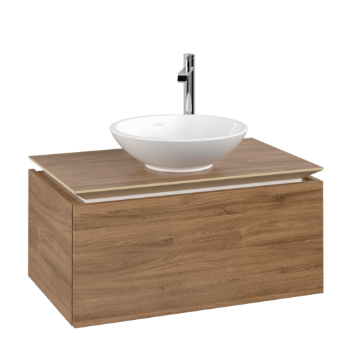 VILLEROY BOCH Legato toaletní skříňka, 1 zásuvka, 800 x 380 x 500 mm, dub Kansas / dub Kansas #B56900RH