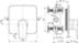 Obrázek IDEAL STANDARD Podomítková sprchová baterie Tesi #A6585AA - chrom