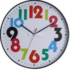Obrázek Nástěnné hodiny s barevnými čísly, 35cm #150012736
