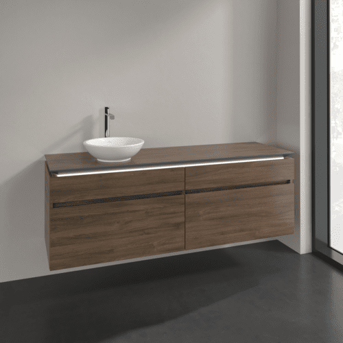VILLEROY BOCH Legato toaletní skříňka, s osvětlením, 4 výsuvy, 1600 x 550 x 500 mm, Arizona Oak / Arizona Oak #B596L0VH, obrázek 2