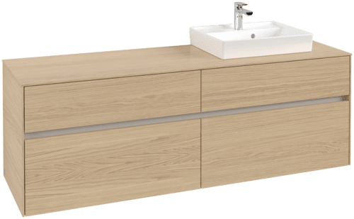VILLEROY BOCH Toaletní skříňka Collaro, 4 výsuvy, 1600 x 548 x 500 mm, severský dub / severský dub #C07900VJ
