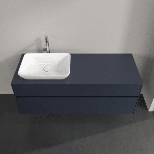 VILLEROY BOCH Toaletní skříňka Collaro, s osvětlením, 4 výsuvy, 1400 x 548 x 500 mm, Marine Blue / Marine Blue #C117B0VQ, obrázek 4