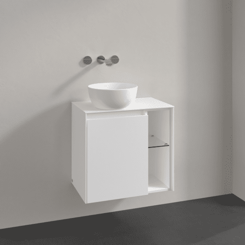 VILLEROY BOCH Collaro toaletní skříňka, 1 dvířka, 600 x 548 x 380 mm, bílá matná / bílá matná #C15200MS, obrázek 2