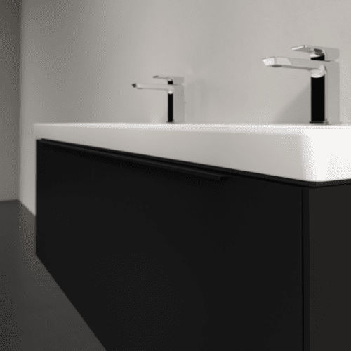 VILLEROY BOCH Subway 3.0 Vanity unit, s osvětlením, 2 výsuvy, 1272 x 429 x 478 mm, Volcano Black #C567L1VL, obrázek 6