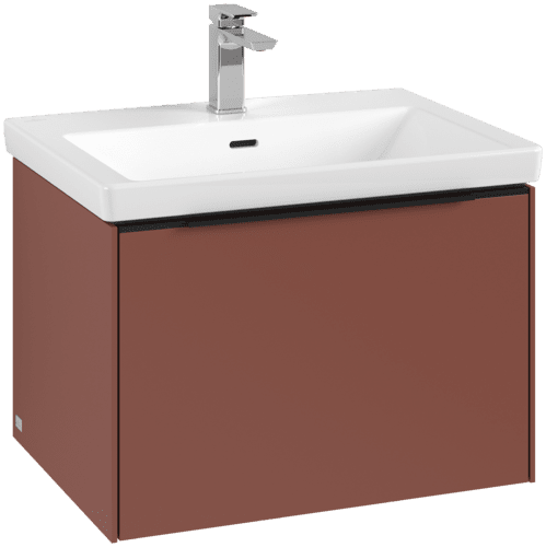 VILLEROY BOCH Subway 3.0 Vanity unit, 1 zásuvka, 622 x 429 x 478 mm, vínově červená #C57501AH