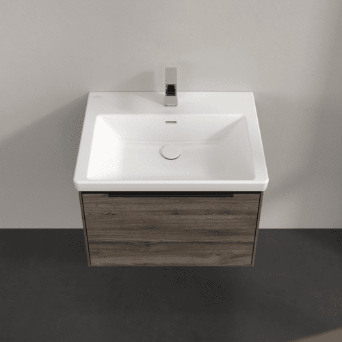 VILLEROY BOCH Subway 3.0 Vanity unit, 1 zásuvka, 622 x 429 x 478 mm, Stone Oak #C57501RK, obrázek 4