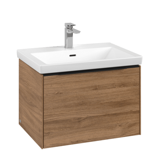 VILLEROY BOCH Subway 3.0 Vanity unit, 1 zásuvka, 622 x 429 x 478 mm, dub Kansas #C57501RH