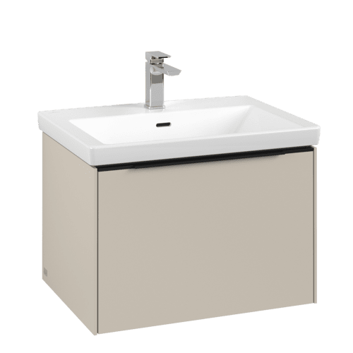 VILLEROY BOCH Subway 3.0 Vanity unit, 1 zásuvka, 622 x 429 x 478 mm, Cashmere Grey #C57501VN