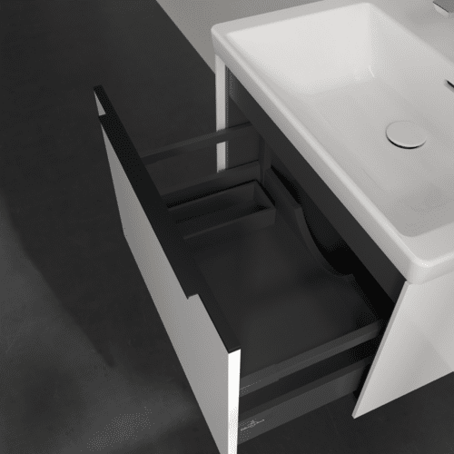 VILLEROY BOCH Subway 3.0 Vanity unit, 1 zásuvka, 622 x 429 x 478 mm, Brilliant White #C57501VE, obrázek 7