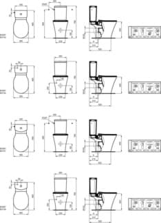 IDEAL STANDARD CONNECT AIR - Splachovací nádržka na WC 300x180x380 mm, mechanická, bílá - IdealPlus #E0734MA - Bílá (Alpine) s Ideal Plus