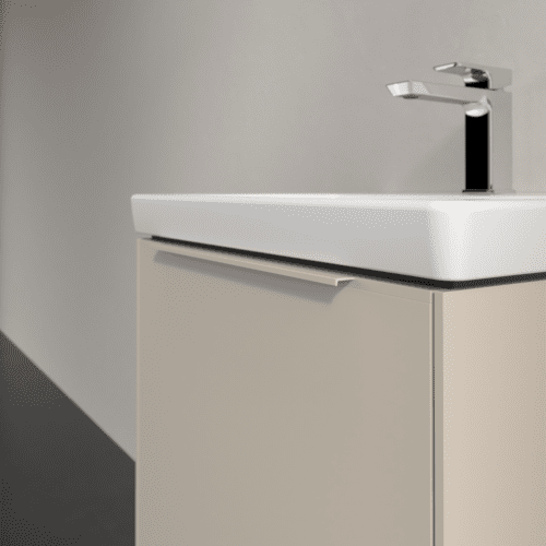 VILLEROY BOCH Subway 3.0 Vanity unit, s osvětlením, 1 zásuvka, 523 x 429 x 448 mm, Cashmere Grey #C579L2VN, obrázek 6