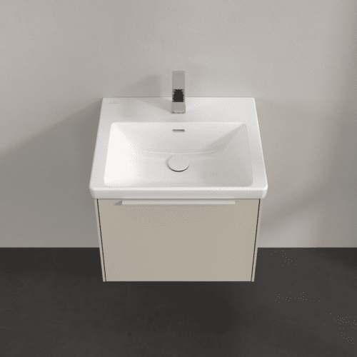 VILLEROY BOCH Subway 3.0 Vanity unit, s osvětlením, 1 zásuvka, 523 x 429 x 448 mm, Cashmere Grey #C579L2VN, obrázek 4