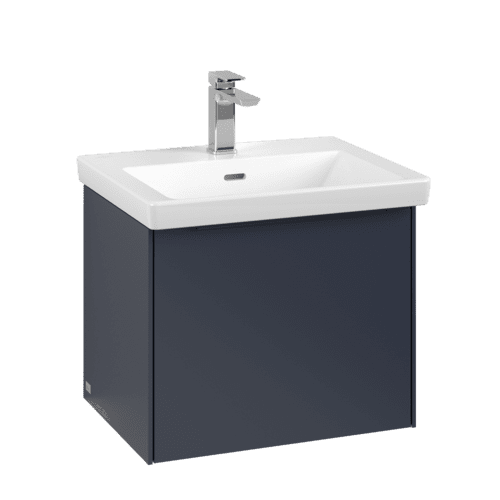 VILLEROY BOCH Subway 3.0 Vanity unit, s osvětlením, 1 zásuvka, 523 x 429 x 448 mm, Marine Blue #C579L2VQ
