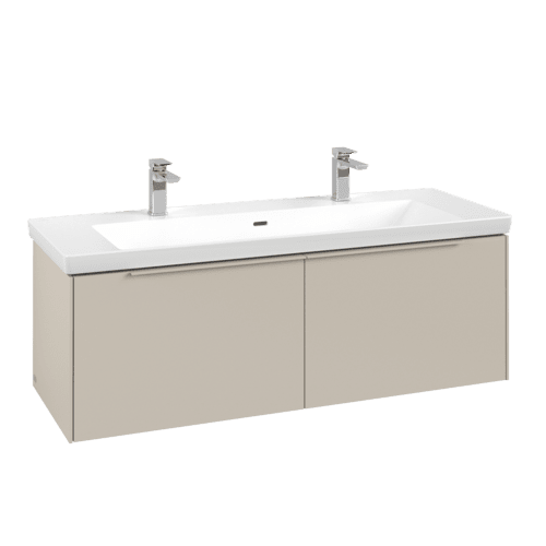 VILLEROY BOCH Subway 3.0 Vanity unit, 2 výsuvy, 1272 x 429 x 478 mm, Cashmere Grey #C60102VN