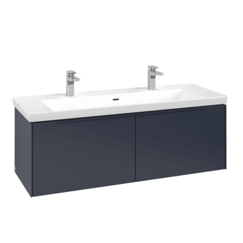 VILLEROY BOCH Subway 3.0 Vanity unit, 2 výsuvy, 1272 x 429 x 478 mm, Marine Blue #C60102VQ