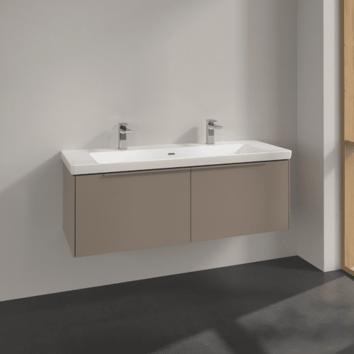 VILLEROY BOCH Subway 3.0 Vanity unit, 2 výsuvy, 1272 x 429 x 478 mm, taupe #C60102VM, obrázek 2
