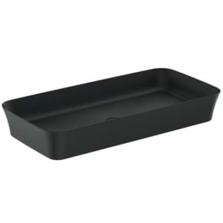 IDEAL STANDARD Mísa Ipalyss 800x400 mm, bez otvoru pro baterii, bez přepadu #E1391V3 - černá