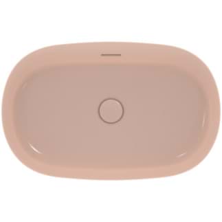 IDEAL STANDARD Mísa Ipalyss 600x380mm, bez otvoru pro baterii, s přepadovým otvorem (štěrbinová) #E1397V7 - Nude